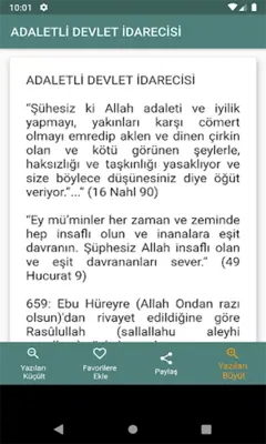 Riyazüs Salihin Hadis Kitabı android App screenshot 2