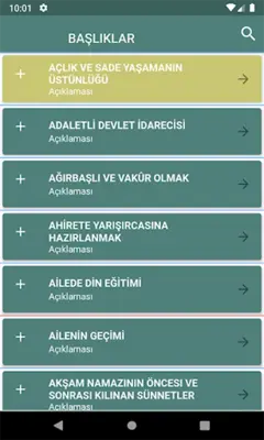 Riyazüs Salihin Hadis Kitabı android App screenshot 3